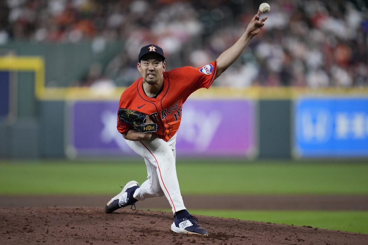 Kikuchi tiene 11 ponches en su debut en Houston, Astros vencen a Rays 3-2